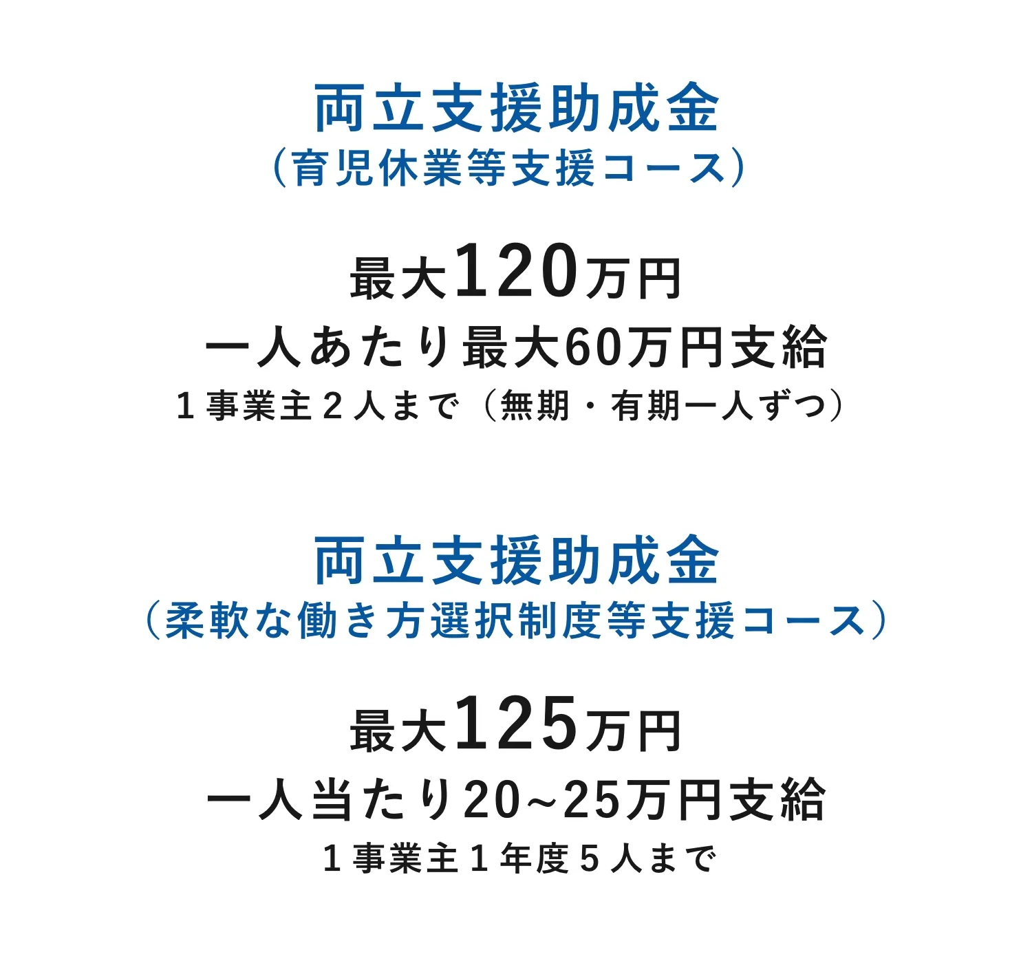 両立支援助成金 (育児休業等支援コース)